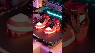 3D Printed Jordan 1 Shoes!  - Bambu A1 Mini AMS Timelapse Print 