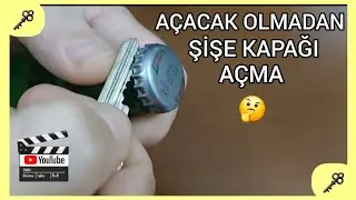 How to Open a Bottle Cap with a Key