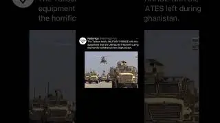 They had a parade with us ￼￼equip