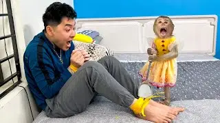SO FUNNY! Kaka saves her father tied up with special tools