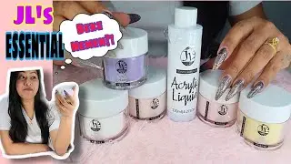 TRYING JL'S ESSENTIAL ACRYLIC POWDER AND LIQUID MONOMER FOR THE FIRST TIME FROM SHOPEE