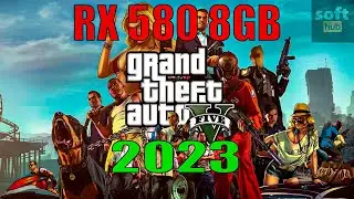 RX 580 8GB 2048SP (Aliexpress) Gaming Test: Grand Theft Auto V  in 2023