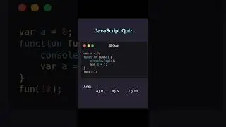 JavaScript interview question #shorts #youtubeshorts