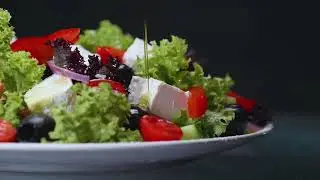 Салат Греческий. Пример фуд съемки.