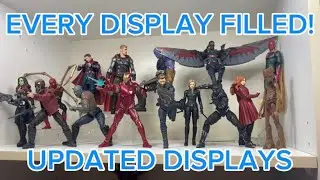 EVERY DISPLAY FILLED! UPDATED DISPLAYS MARVEL LEGENDS, STAR WARS, AND MORE! (February 2025)