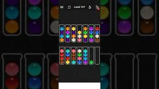 ball sort color puzzle level 127 | ball sort puzzle game|