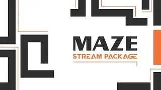 Animated Stream Overlay Package Maze | Stream Designz
