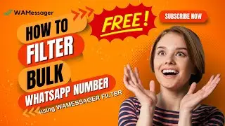 Check if the number is on WhatsApp | Free Bulk Verify and Filter WhatsApp Numbers using Excel Sheet