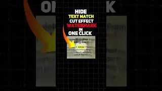 Hide Text Match Cut Watermark in 1 Click! 🔥 (Easy Trick)