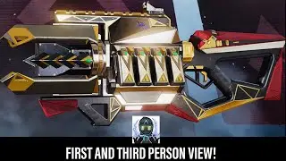 New Apex Legends Fight Night Final Event Reward Charge Rifle Red Prism Skin In First & Third Person!