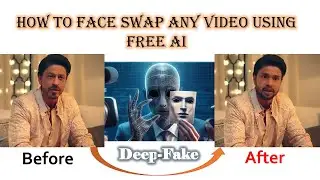How to Face Swap any video Using Free AI in Hindi | DeepFake 2024