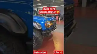 What do you think of this all new Ford Bronco Raptor? 