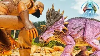 Adopting Baby Dinos & Taming My First Carnivore - Ark Survival Ascended - Episode 3!