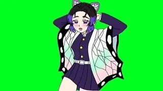 Anime Green Screen: Demon Slayer - Shinobu Kocho