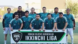 Ikkinchi liga yarim final uchrashuvi. Urganch sh. - RTTYOM 1:1 pen (4:3)