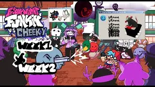 VS Cheeky V3 | Week 1, week 2 gameplay | FNF Mod [Roblox Mugen]