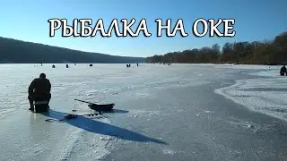 Зимняя рыбалка на оке в Коломне