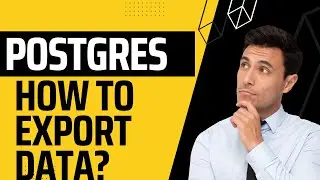 POSTGRES EXPORT  TABLE DATA