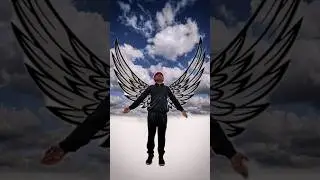 Fly with Wings 💸 Mobile 📱 photography ideas 😯#photography #ngvpictures #edit #picsart #like #mobile