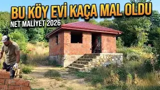 Köy Evine Giden Net Kaba İnşaat Maliyeti- Müstakil Ev Kaça Mal Olur? 