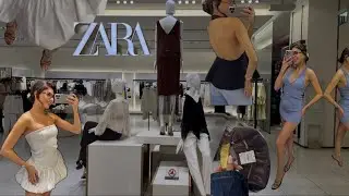 ZARA YENİ SEZON VLOGU! Alışveriş, mağaza turu, kabin denemeleri✨En güzel parçaları denedim!💥