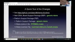 FSW 2022: Deploying NASA’s core Flight System on the RTEMS Real Time Operating System - Alan Cudmore