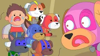 Paw Patrol Pups vs Shrink Ray Parody Animation (Hunny I shrunk the Kids)