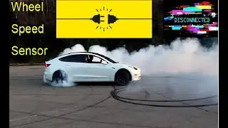 How to disconnect the Tesla Model 3 wheel speed sensor.