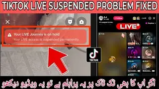 Your LIVE access is suspended permanently TikTok | TikTok Live problem fix in 5 minutes √