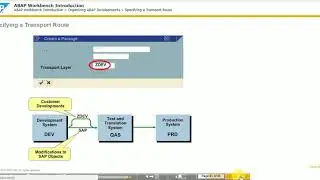ABAP Workbench Introduction  TAW 10 (Unit 6)