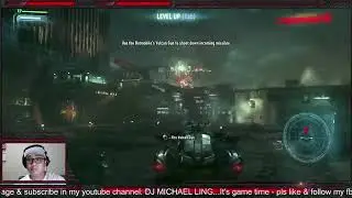 Batman Arkham Knight - Destroys Helicopter Drone First Encounter