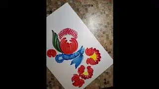 Новорічний майстер клас -  2023 - рік Кролика. Петриківський розпис.  Drawing lessons. Draw a rabbit