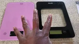 AWS Onyx and Cameo Digital Kitchen Scales