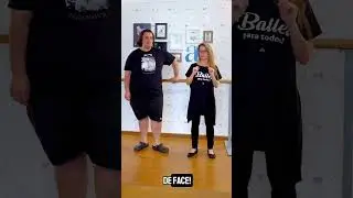 Direções do corpo na sala de ballet com meu amigo Dance com Luiz!