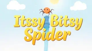 Itsy Bitsy Spider 🕷️✨ | Cute Nursery Rhyme for Kids | Fun Learning Song