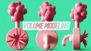 Build a regular old PLUMBUS in Cinema 4D with Volume Modeling Part 1