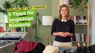 5 Tipps: Kleidung richtig waschen und pflegen