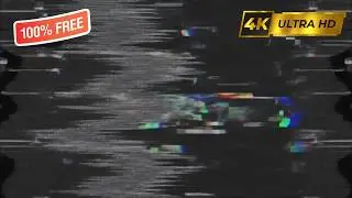 📺 VHS Noise Overlay 4K | Analog Film Distortion
