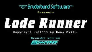Lode Runner/ロードランナー (Sharp Mz-1500, 1985, Broderbund Software/Universe/Cosmos Okayama/Doug Smith)