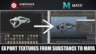 Substance Painter to Autodesk Maya Workflow