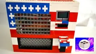 Lego American Snack Vending Machine Realistic Design *Special 10 000 subscribers*