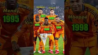 Real Madrid squad vs Man City (3-2) Champions League 24/25🔥What year of birth?🤔 