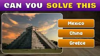Guess the Country by its Monument | Famous Places Quiz 🗽🏔️
