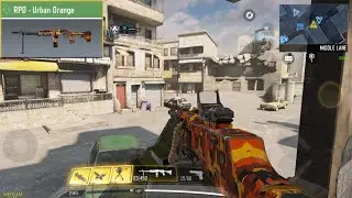 *NEW* RPD - Urban Orange GAMEPLAY in COD Mobile
