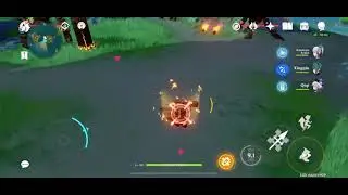 Fighting the 4 Ruin Guards in Liyue