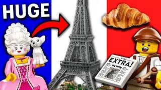 FINAL DAY: Building the LEGO Eiffel Tower! (while learning French)