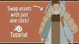 How to use Drivers to switch outfits in Blender!