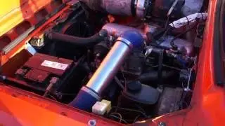 Москвич на Турбо для Drag Race Настоящий корч, запуск двигателя