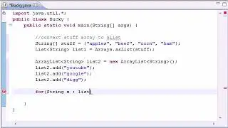 Intermediate Java Tutorial   12 -  addAll