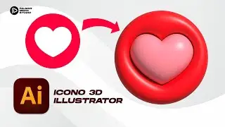 Illustrator Tutorial - Creando Icono 3D en Illustrator (FÁCIL Y RÁPIDO)
